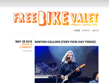 Tablet Screenshot of freebikevalet.com